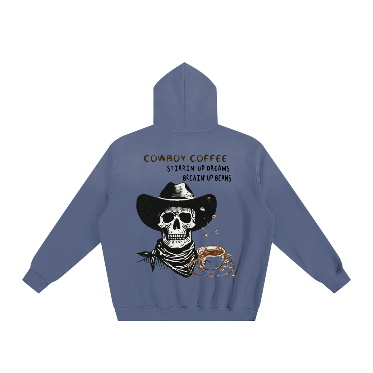 Sunfade Fleeced Hoodie – back view