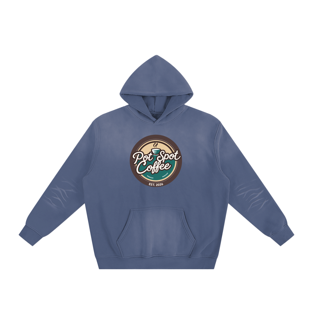 Sunfade Fleeced Hoodie – front view